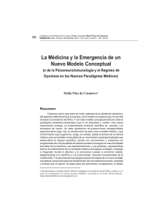 La Médicina y la Emergencia de un Nuevo Modelo