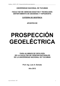 Geoeléctrica para Geólogos