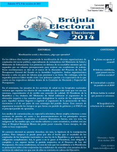 Edición N°3, 9 de octubre de 2013 . Movilización social y elecciones