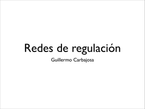 Redes de regulación