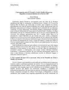 Rafael Beltrán eHumanista: Volume 16, 2010 442 Convergencias