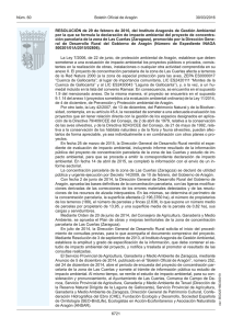 RESOLUCIÓN de 29 de febrero de 2016, del Instituto Aragonés de