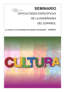 La cultura en la enseñanza de español a brasileños