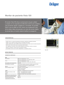 Monitor de paciente Vista 120