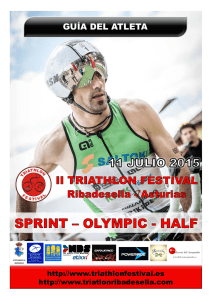 guía del atleta - triathlon festival