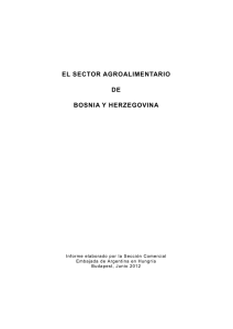 el sector agroalimentario de bosnia y herzegovina