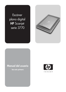 Escáner plano digital HP Scanjet serie 3770