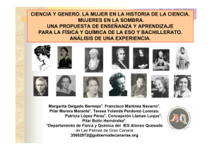 Mujeres científicas - Gobierno de Canarias