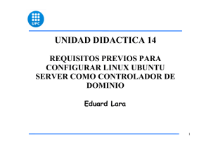 UD14 - Requisitos previos para configurar Linux como Controlador