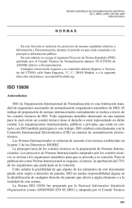 ISO 15836 - Revista española de Documentación Científica