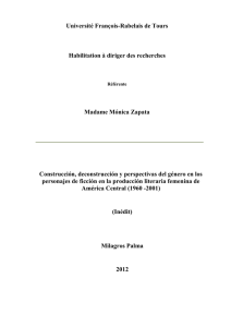 Milagros Palma, ensayo inédito 2013