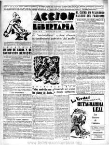 1937, julio. - Federacion Libertaria Argentina