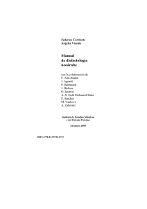 Manual de dialectología neoárabe - Rodin