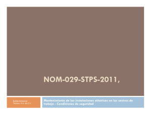 NOM-029-STPS-2011 - BATEC. Bufete Ambiental Técnico, SA de CV