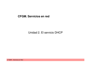 2. ¿Se puede trabajar sin el servicio DHCP?