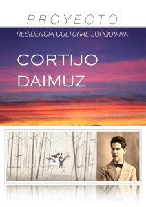 Cortijo Daimuz | Proyecto de Residencia Lorquiana
