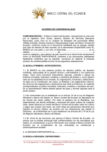ACUERDO DE CONFIDENCIALIDAD COMPARECIENTES.