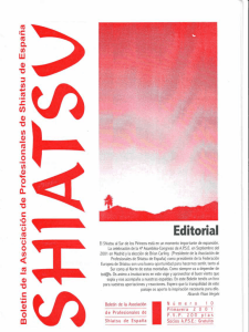Editorial - Asociación de Profesionales de Shiatsu de España