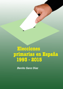 Elecciones primarias en España 1993 - 2015 Elecciones