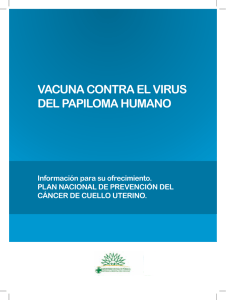 vacuna contra el virus del papiloma humano