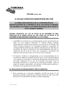 Reformas Municipal Boletín COMURES feb2006
