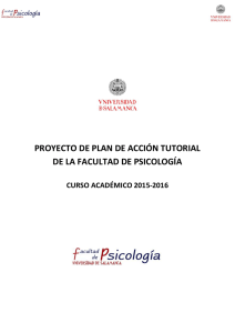 Plan de Acción Tutorial - Universidad de Salamanca