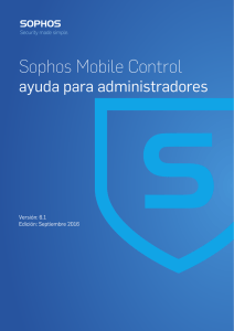 Sophos Mobile Control ayuda para administradores