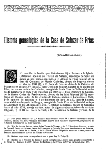 Historia genealógica de la casa de Salazar y Frías