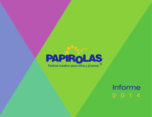 Informe - Papirolas - Universidad de Guadalajara