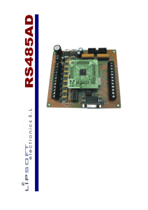 Manual del RS485AD - Lipsoft Electronics SL