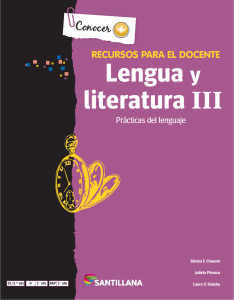 Lengua y literatura III