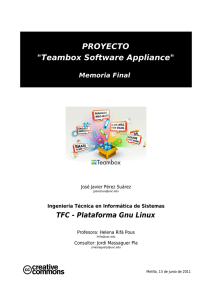 PROYECTO "Teambox Software Appliance"
