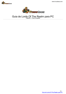 Guia de Lords Of The Realm para PC