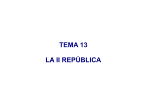 Tema 13. La Segunda República