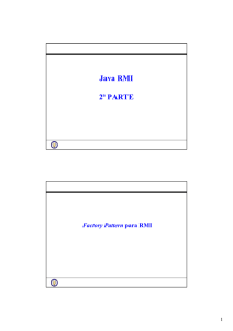 Java RMI 2ª PARTE