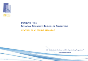 Presentación Almaraz Proyecto FREC