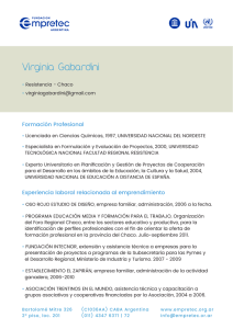 Virginia Gabardini - Fundación EMPRETEC