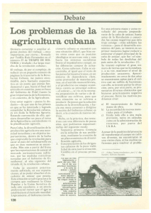Los problemas de la agricultura cubana