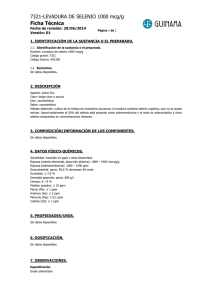 7321-LEVADURA DE SELENIO 1000 mcg/g Ficha Técnica