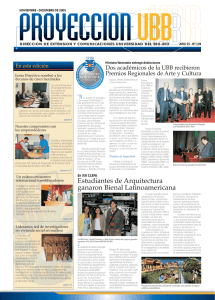 Edición de noviembre - diciembre 2005 - Universidad del Bío-Bío