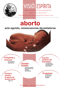 aborto - Federación Espírita Española