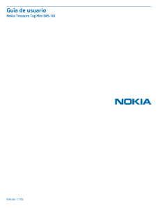 Guía de usuario del Nokia Treasure Tag Mini (WS-10)