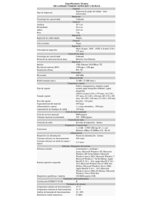 Especificaciones Técnicas HP LASERJET P1606DN 26PPM