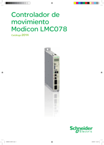 Controlador de movimiento Modicon LMC078