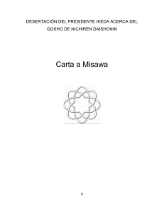 Carta a Misawa