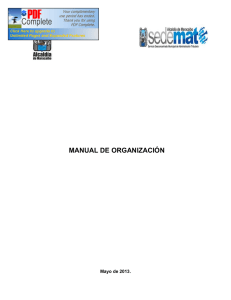 manual de organización