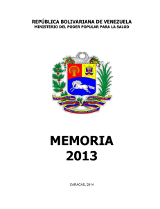 Memoria - Transparencia Venezuela