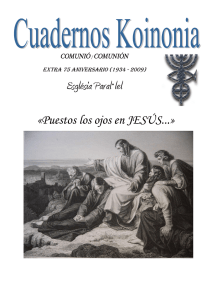 Puestos los ojos en JESÚS... - Església Evangèlica Av. Paral.lel