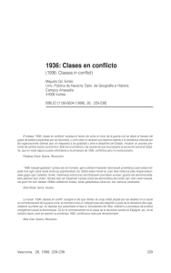 1936, clases en conflicto
