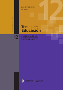 Boletín DiNIECE N°12. Temas de Educación